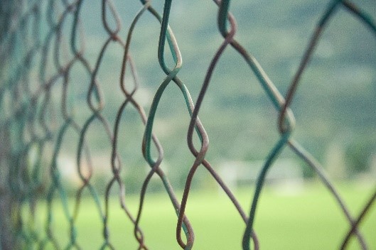 Chain link fence